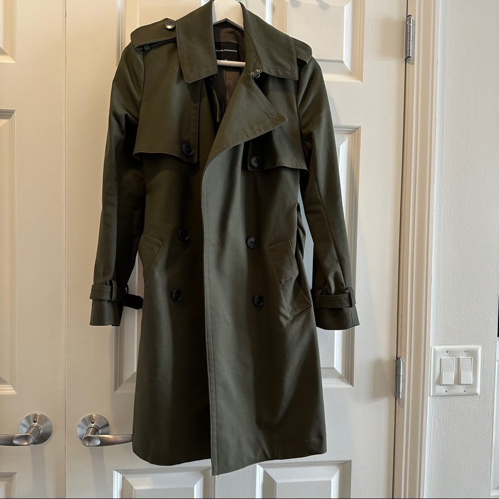 Club Monaco trench coat (S)